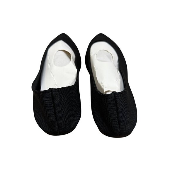 Mia Womens Black Textured Pointed Toe Flats Size 6 - Picture 5 of 6